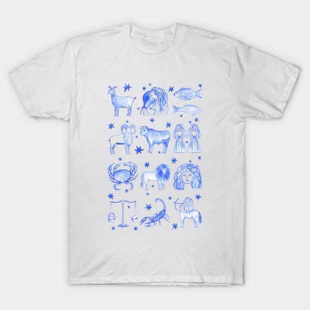 Signs of the Zodiac T-Shirt by Das Brooklyn